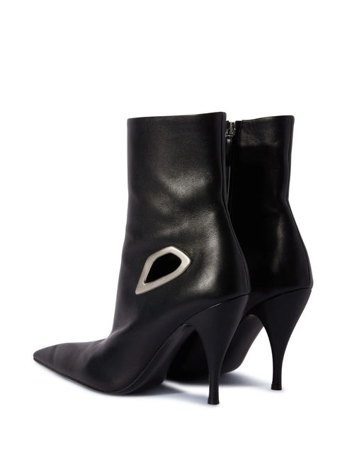 Crescent ankle boots